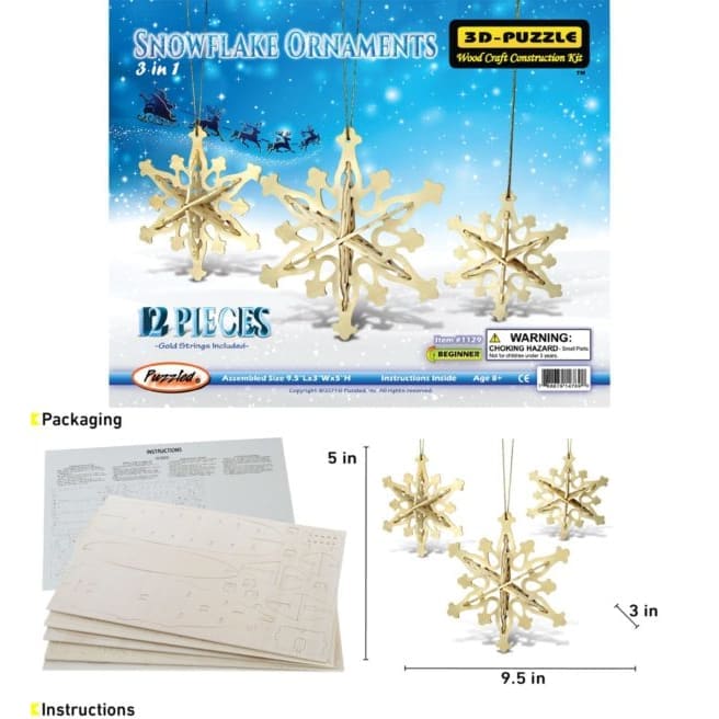 Snowflake Ornaments 9eight5
