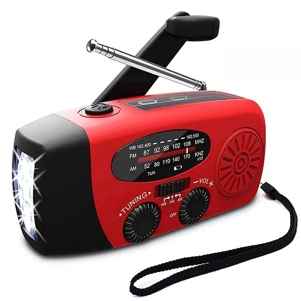 Solar Hand Crank Emergency Radio & Power Bank Habicare