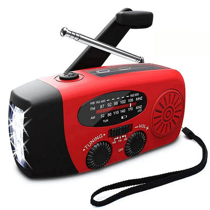 Solar Hand Crank Emergency Radio & Power Bank Habicare