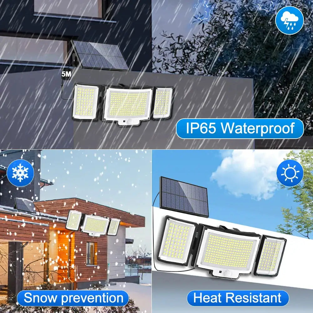 Solar Security Light – Motion Sensor (Waterproof) Habicare