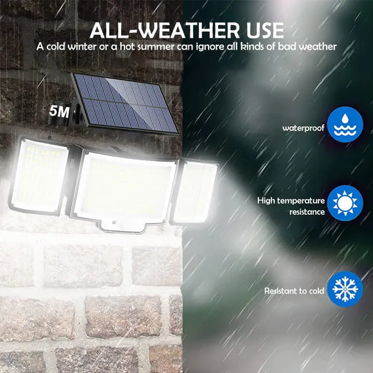 Solar Security Light – Motion Sensor (Waterproof) Habicare