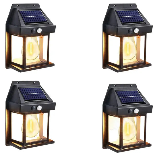 Solar Waterproof Outdoor LED Wall Light with Motion Sensor Habicare