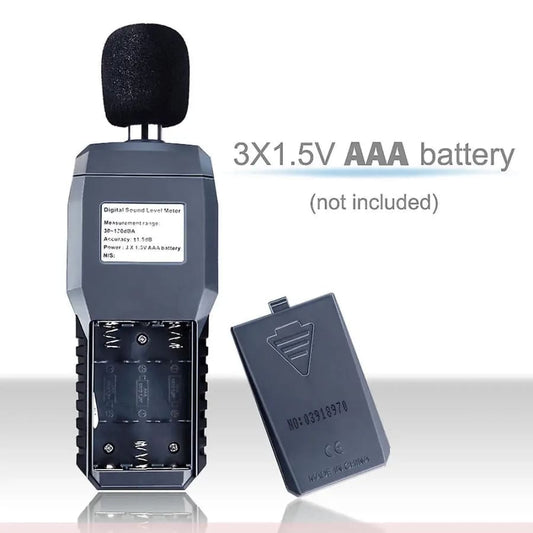 Sound Level Noise Meter - Decibel Measurement 30-130dB 9eight5