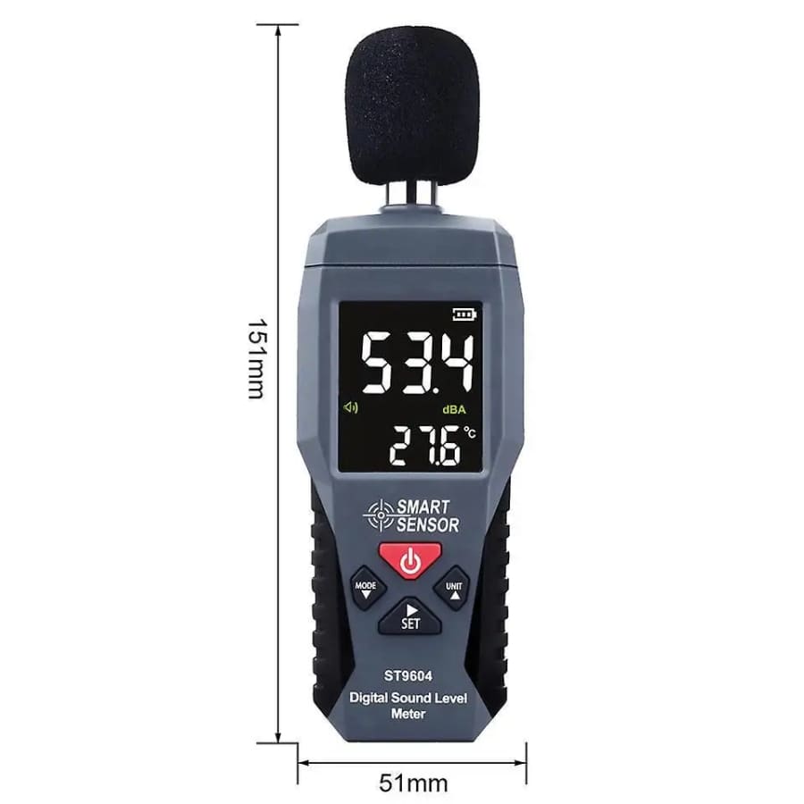 Sound Level Noise Meter - Decibel Measurement 30-130dB 9eight5