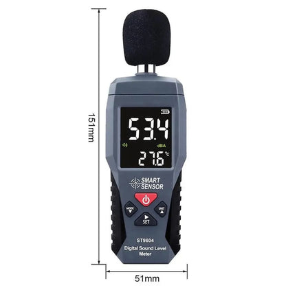 Sound Level Noise Meter - Decibel Measurement 30-130dB 9eight5
