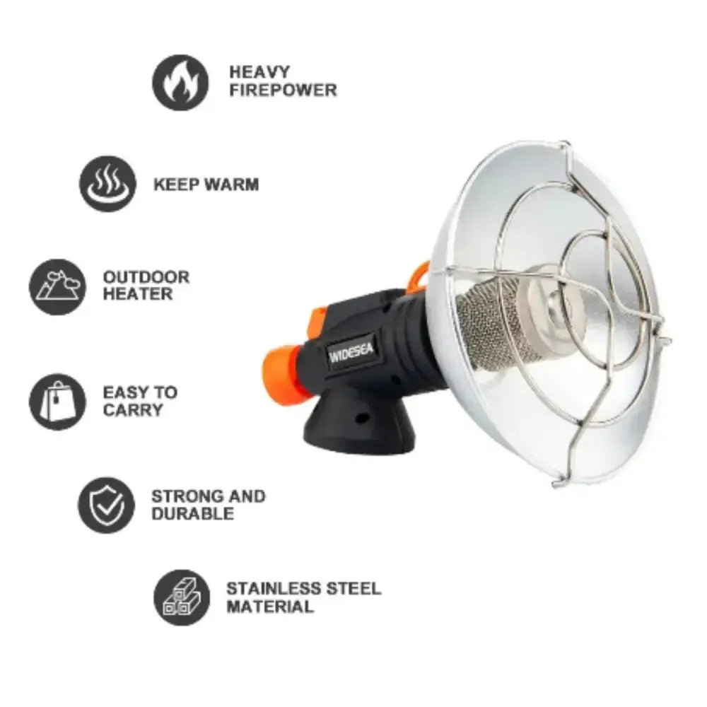 Stainless Steel Camping Heat Lamp Habicare