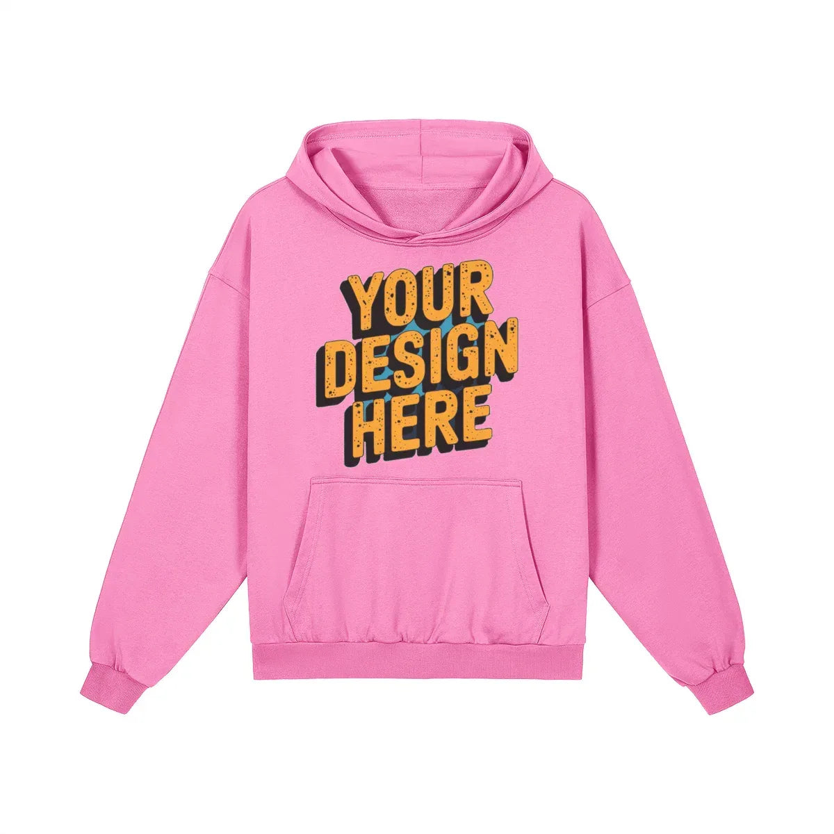 400GSM Unisex Heavyweight Boxy Hoodie - Front Design - ShopHub