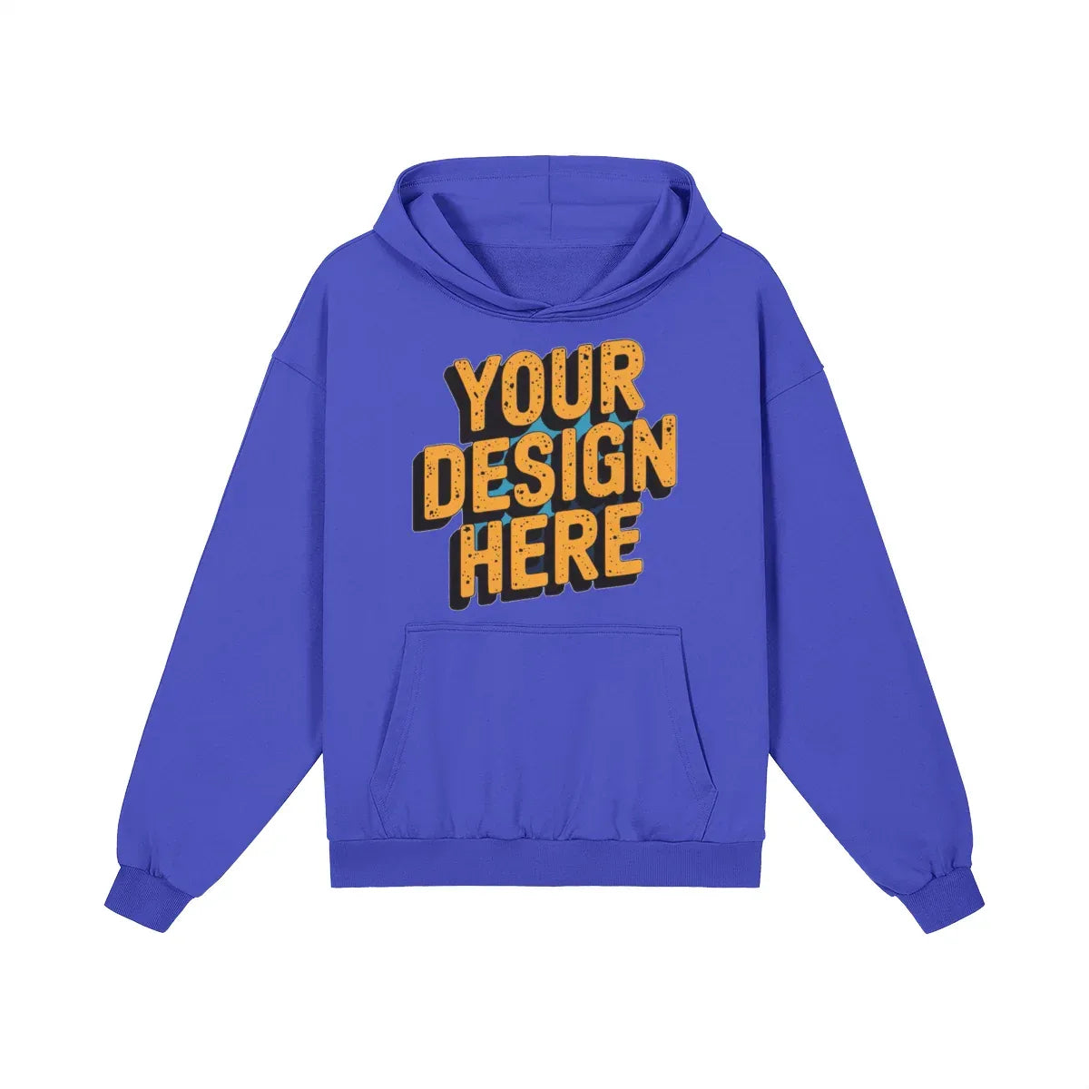 400GSM Unisex Heavyweight Boxy Hoodie - Front Design - ShopHub