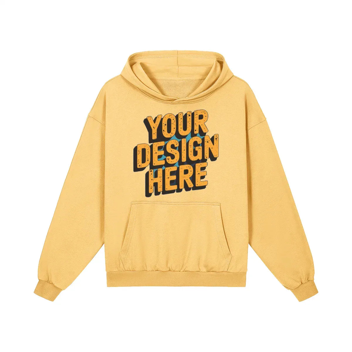 400GSM Unisex Heavyweight Boxy Hoodie - Front Design - ShopHub
