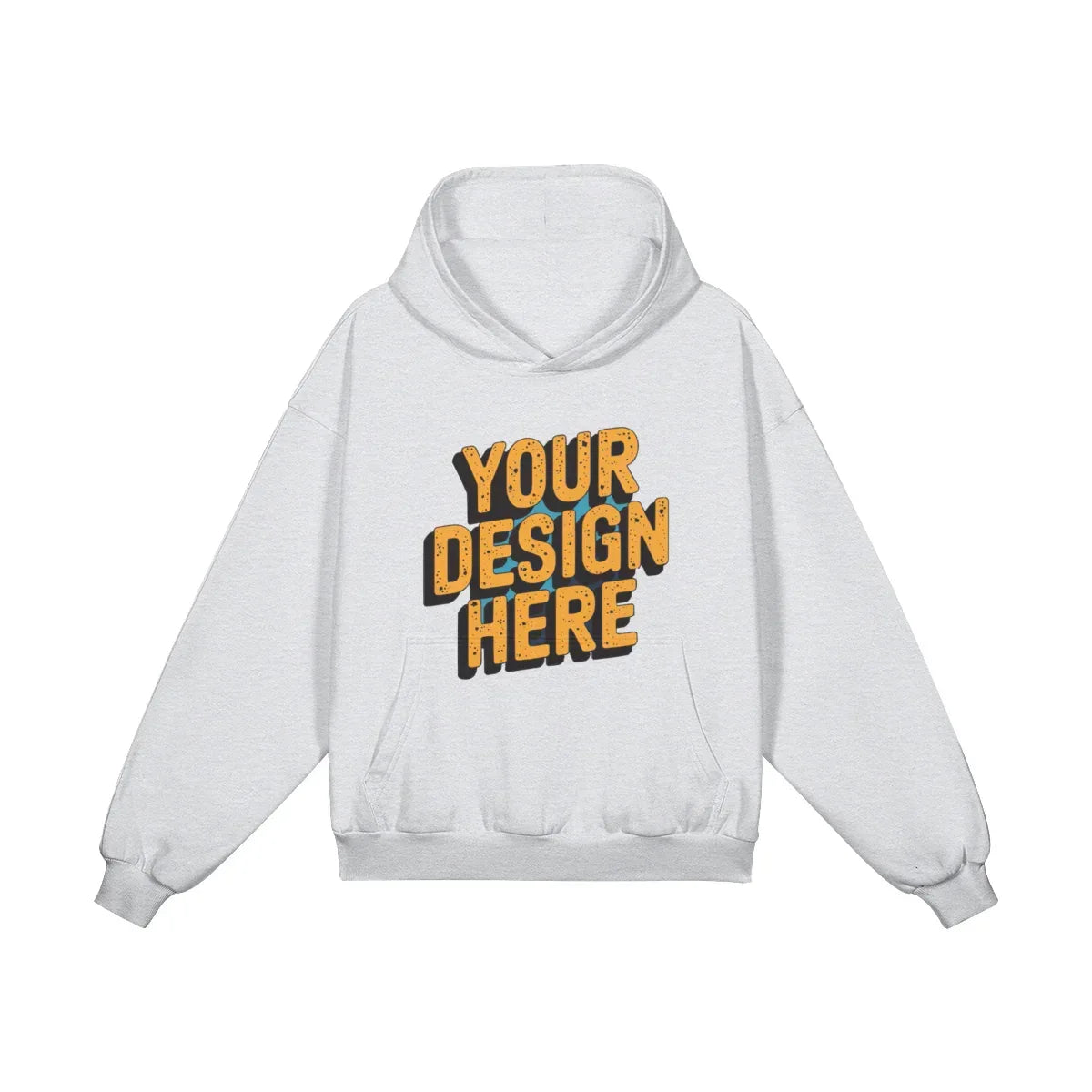 420GSM Unisex Boxy Hoodie - Front Design - ShopHub