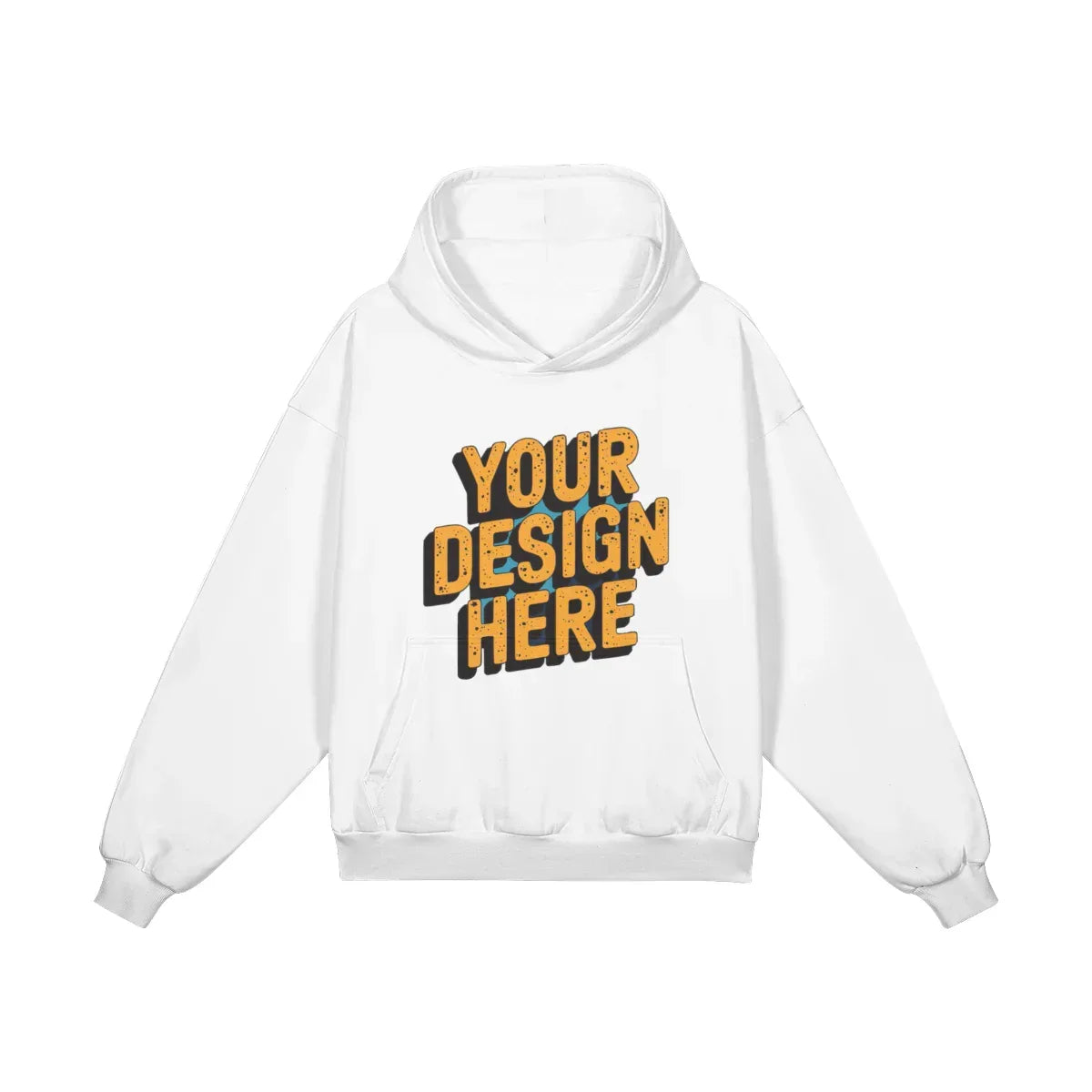 420GSM Unisex Boxy Hoodie - Front Design - ShopHub
