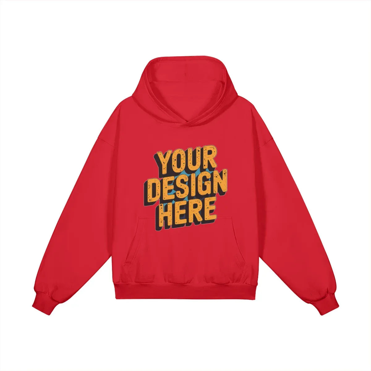 420GSM Unisex Boxy Hoodie - Front Design - ShopHub