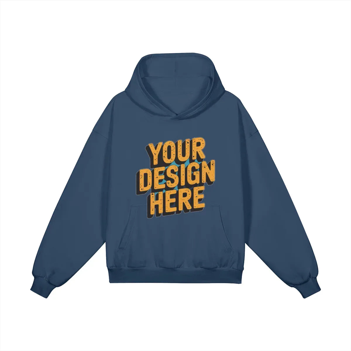 420GSM Unisex Boxy Hoodie - Front Design - ShopHub