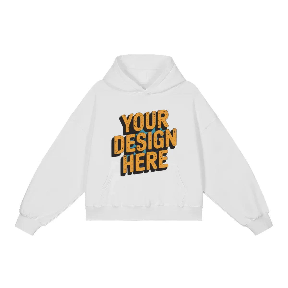 420GSM Unisex Classic Boxy Hoodie - Front Design - ShopHub