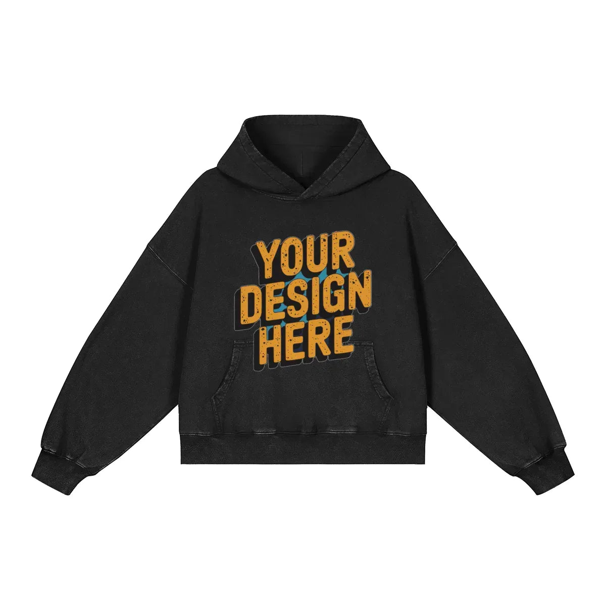 420GSM Unisex Classic Boxy Hoodie - Front Design - ShopHub