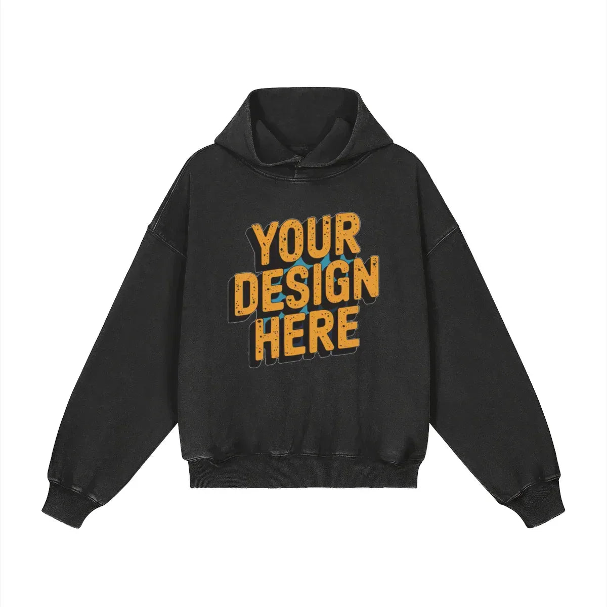 420GSM Unisex Snap Collar Hoodie - Front Design - ShopHub