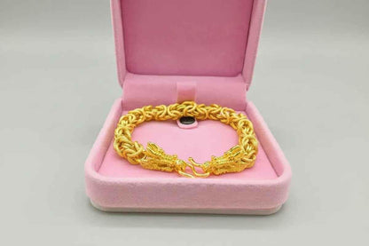 Stylish 3Sixty5 men's gold fashion statement bracelet with sleek design and modern style.