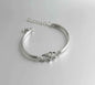 Elegant Forever Love crystal bracelet by Stylish 3Sixty5 featuring silver-tone design and sparkling crystal accents.