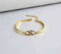 Stylish 3Sixty5 silver bracelet with elegant Forever Love crystal design, featuring sparkling crystals and a sleek, modern look.