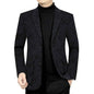 Men's black and gray tailored fit overcoat by Stylish 3Sixty5, featuring a sleek, sophisticated design for formal wear.