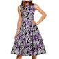 Stylish 3Sixty5 women's Old Hollywood Glam dress in Lily purple with elegant design, perfect for glamorous occasions.