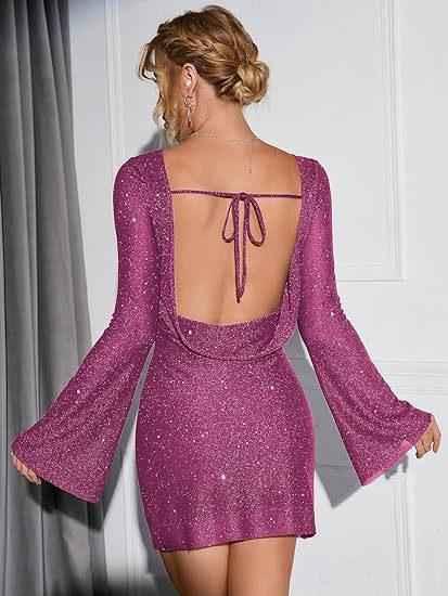 Pink Women's Starlit Nights Lace-Up Dress by Stylish 3Sixty5, featuring elegant lace-up design and stylish details.