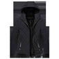 Black Stylish 3Sixty5 velvet cotton hoodie jacket, men's premium casual jacket with a comfortable fit and stylish design.