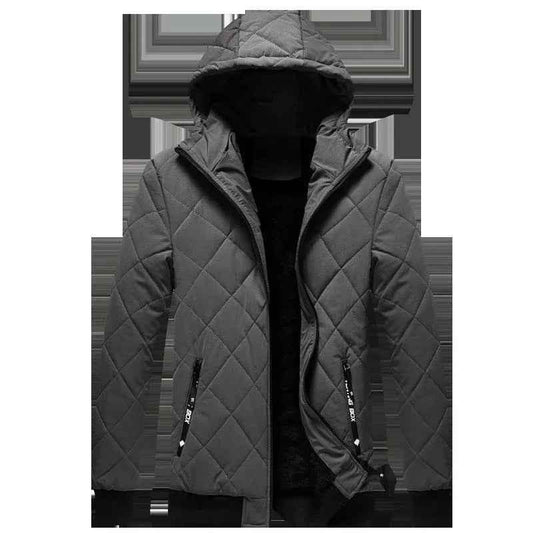Black Stylish 3Sixty5 premium velvet cotton hoodie jacket, front view showing soft fabric and casual style.