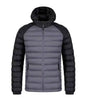 Gray men's Frost-Guard winter jacket by Stylish 3Sixty5 featuring a sleek design and cozy insulation for cold weather.