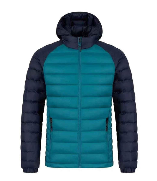 Men's gray Frost-Guard Winter Jacket by Stylish 3Sixty5, featuring insulated design and durable outer shell for cold weather.