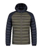 Men's Stylish 3Sixty5 Frost-Guard Winter Jacket in gray, showcasing a warm, insulated winter jacket with a hood and zip closure.