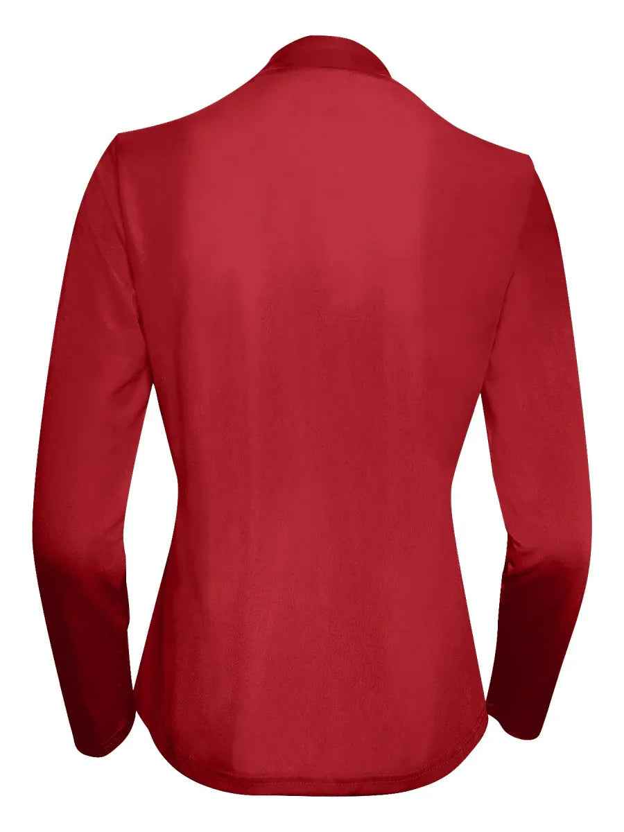 Stylish 3Sixty5 women's white sleek zip jacket, lightweight and fashionable, perfect for casual wear.