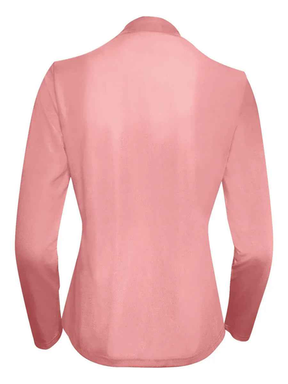 Stylish 3Sixty5 women's white sleek zip jacket, lightweight and fashionable, perfect for casual and outdoor wear.