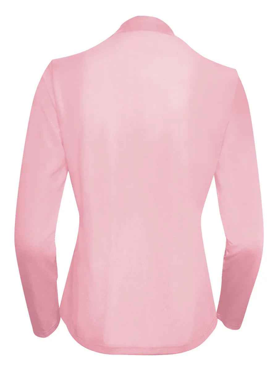 Stylish 3Sixty5 women's sleek white zip-up jacket, casual jacket perfect for everyday wear, with a modern slim fit design.