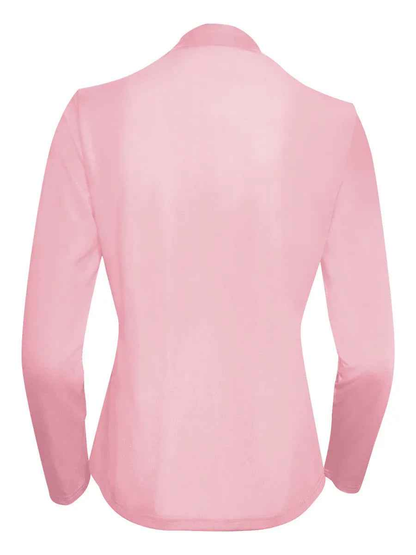 Stylish 3Sixty5 women's sleek white zip-up jacket, casual jacket perfect for everyday wear, with a modern slim fit design.