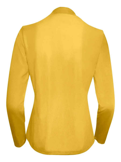 Stylish 3Sixty5 sleek white women's zip jacket, lightweight and fitted, perfect for casual or active wear.