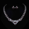 Floral Radiance Zircon Jewelry Set