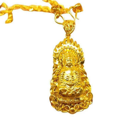 Stylish 3Sixty5 eco-friendly gold hemp necklace with a delicate pendant, showcasing natural hemp fibers and gold accents.