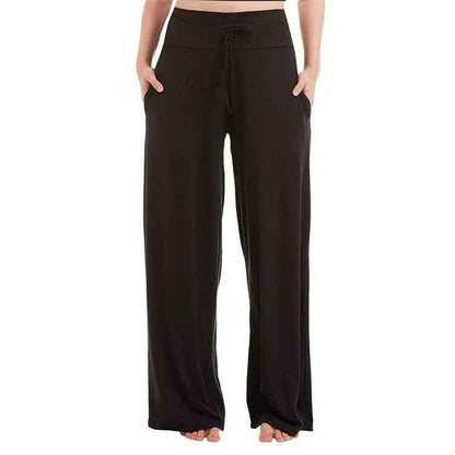 Black Stylish 3Sixty5 Dreamy Comfort Pant for women, relaxed fit with soft fabric and elastic waistband, casual and comfortable style.