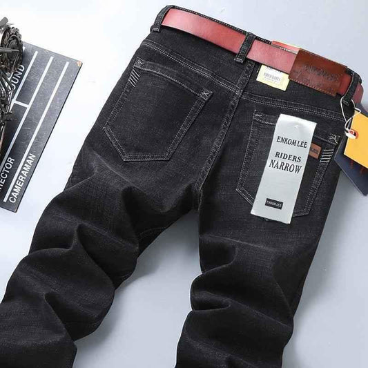 Men's black Swift-Style Tailored Trousers by Stylish 3Sixty5, featuring a fitted design and classic pant style.