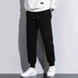 Men's Shadow-Stride Athletic Pants by Stylish 3Sixty5, dark color, slim fit design, athletic style, made for active wear.