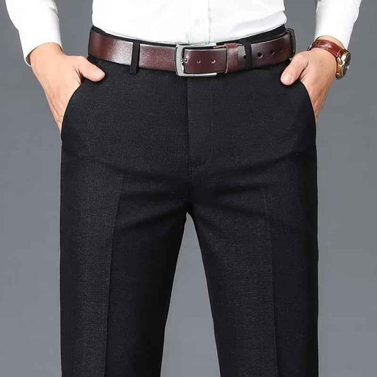Black Stylish 3Sixty5 Precision Fit Executive Trousers, tailored pants with a sleek, professional look, size 29.