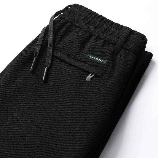 Black Vintedge Pants for Men by Stylish 3Sixty5, featuring a tailored fit and modern design.