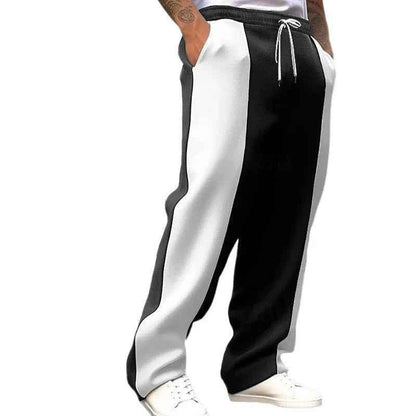 Men's black loose-fit athletic pants by Stylish 3Sixty5, featuring breathable, quick-dry fabric for gym and street wear.