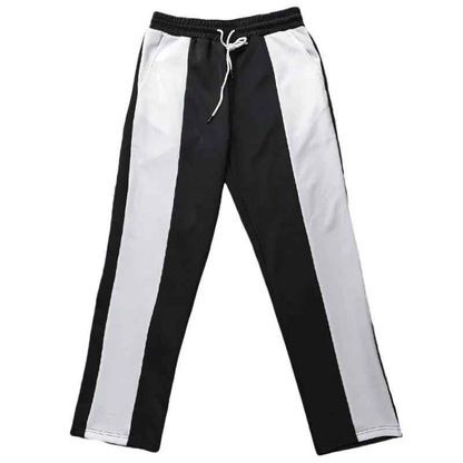 Stylish 3Sixty5 men's black loose-fit athletic pants with breathable, quick-dry fabric for gym and casual wear.
