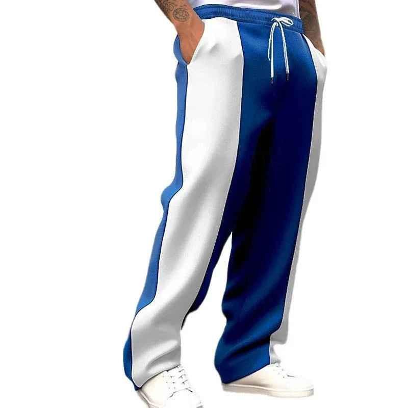 Black men's loose fit athletic pants by Stylish 3Sixty5, featuring breathable, quick-dry fabric for gym and casual wear.