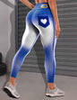 Stylish 3Sixty5 women's navy blue denim yoga pants with a comfortable, fitted design and classic jeans style.