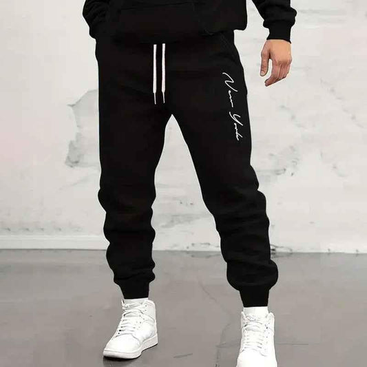 Black Stylish 3Sixty5 Hyperfit Urban Sports Trousers, men's pants with a sleek fit and sporty design.
