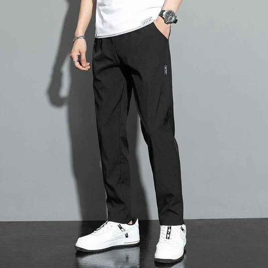 Stylish 3Sixty5 Ice Silk breathable summer pants in black, lightweight and comfortable for warm weather.