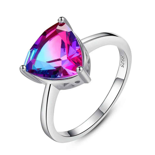 Colorful gemstone fashion ring by Stylish 3Sixty5 featuring vibrant stones set in a sleek ring design.